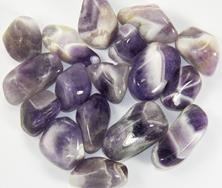 banded amethyst from Mozambique, power stone, crystal healing