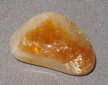 Photo of tumbled Citrine from Brazil
