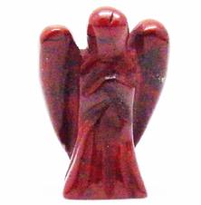 Photo of an angel carved from Red Jasper