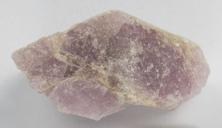 photo of brazil kunzite, stone of love, lavender, rough stone