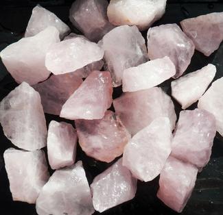 rose quartz, brazil, crystal, tumbling rock, stones