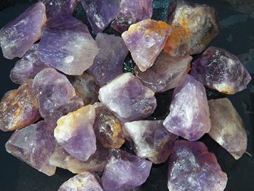 amethyst, bolivia, ametrine, rough stones, tumbling rock, quartz, purple, power stone, metaphysical, crystal