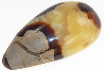 Photo of septarian massage wand from madagascar hand polished and shaped #3a