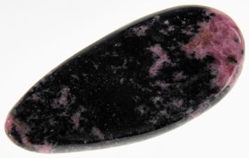 Photo of beautiful Madagascar Rhodonite massage wand #4b shaped and polished by hand