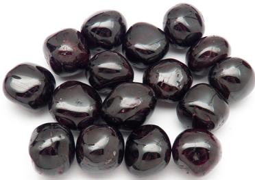 photo of AAA quality tumbled almandine red garnets from china